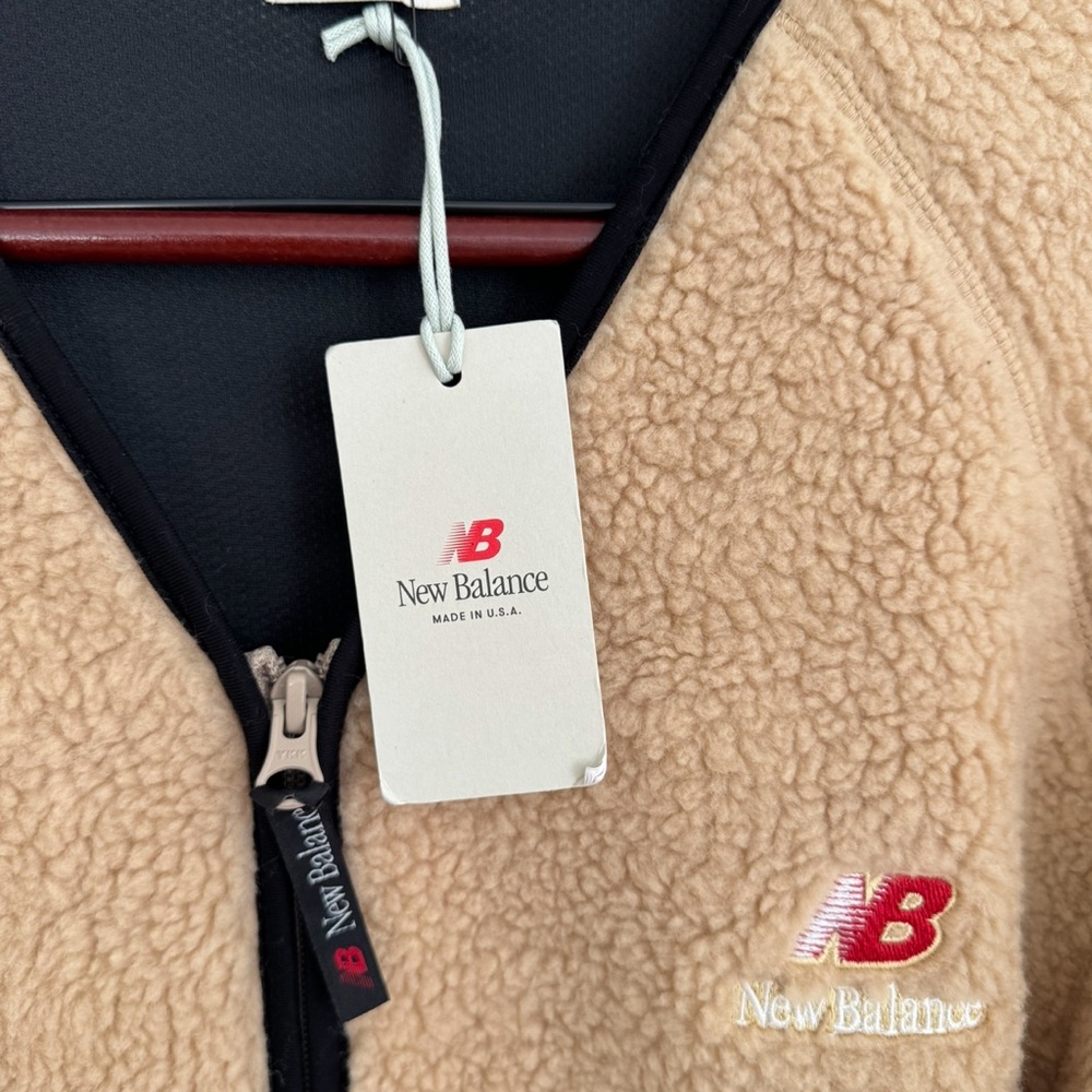 New Balance Tan Fleece Jacket - Picture 7 of 8